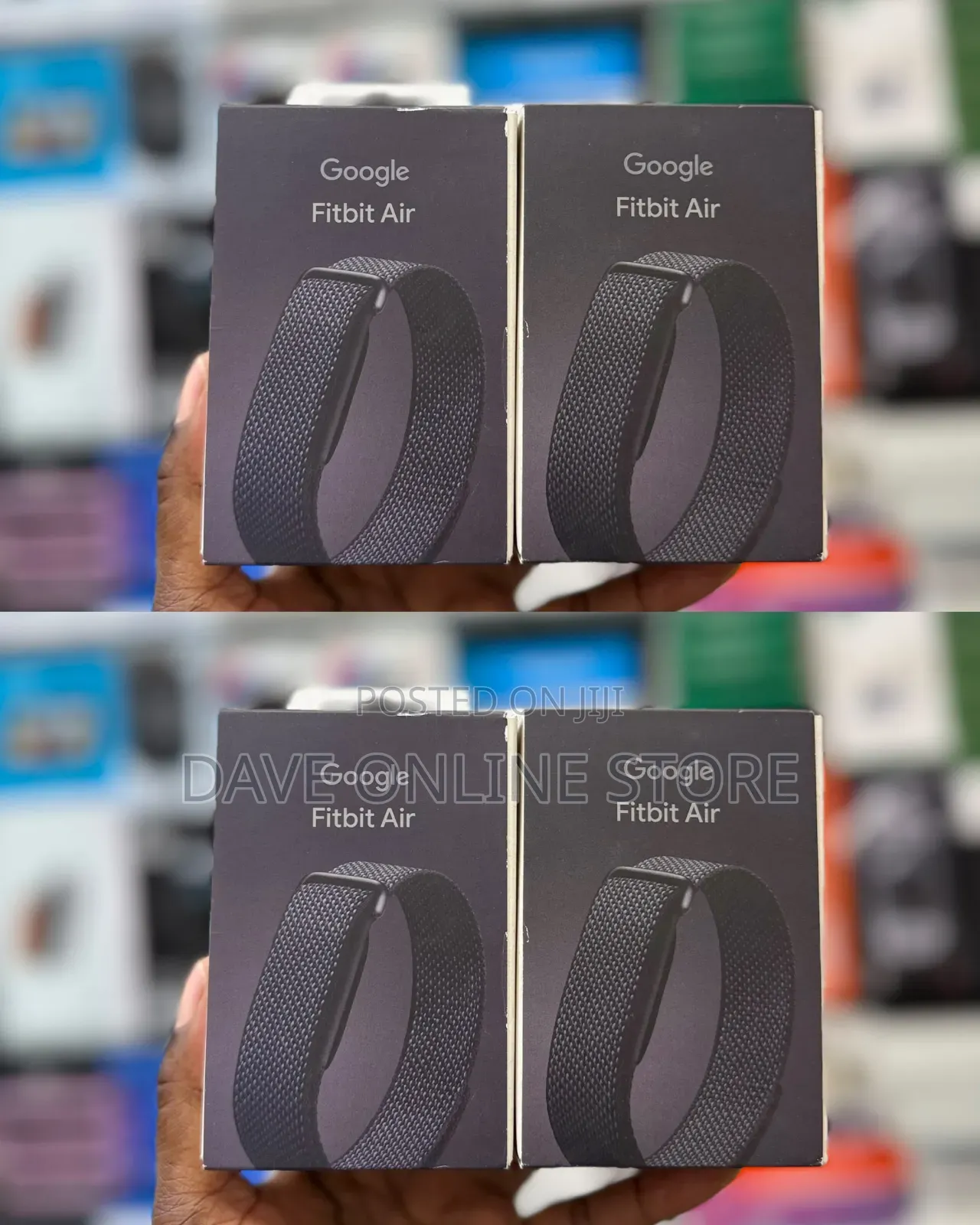 Google Fitbit Air, a Screenless Smart Health and Fitness Tracker.