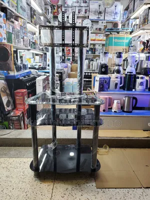 3 Tier TV Stand Glass With Mounting