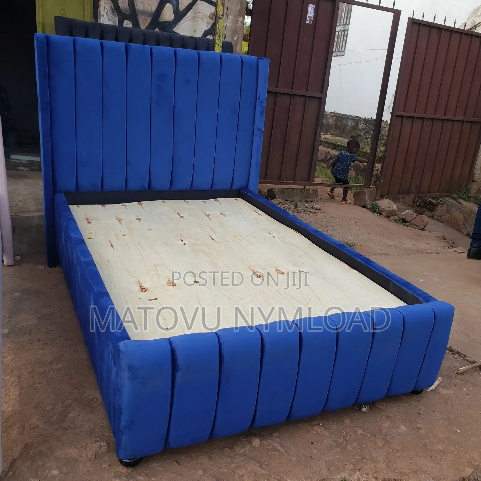 Dark Blue 5x6 Bed