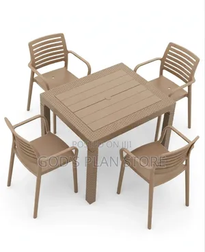 Strong &Weatherproof Plastic Table and Chairs Plastic Table and Chairs