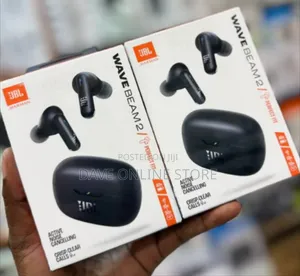 JBL Wave Beam 2 True Wireless Earbuds in Black.