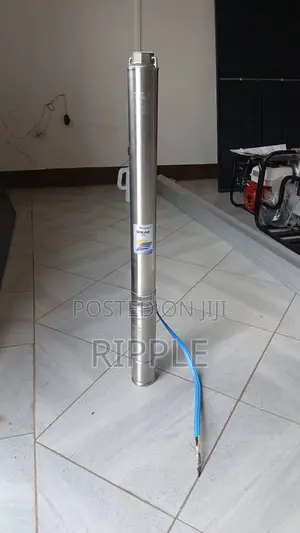 1100W AC/DC Hybrid Solar Borehole Pump 125m Head 4000l/H