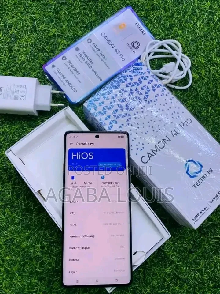 New Tecno Camon 40 Pro 5G 256 GB Green