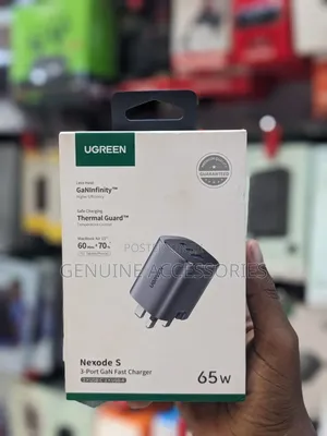 Ugreen Nexode 65w 3-Port Charger Plug