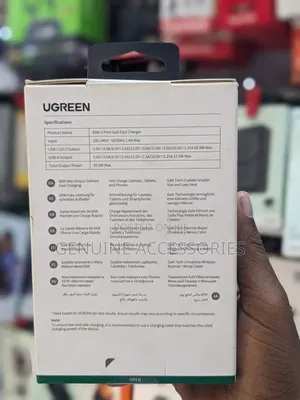 Ugreen Nexode 65w 3-Port Charger Plug