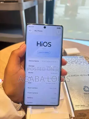 New Tecno Camon 40 Pro 5G 256 GB Blue