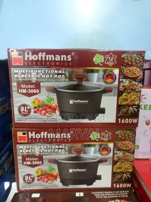 Hoffmans 9L Multifunctional Electric Hot Pot (Model HM-3060).