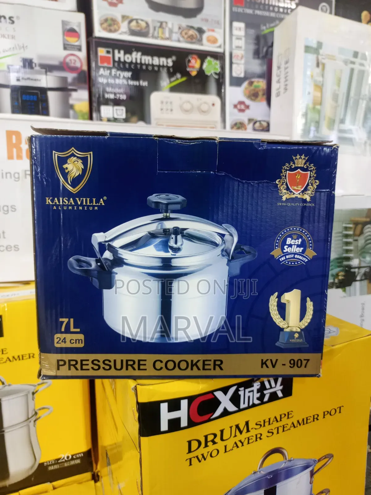 Kaisa Villa 7L Aluminum Pressure Cooker (Model KV-907)