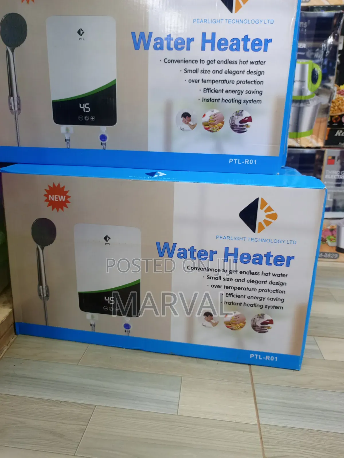 PearlLight PTL-R01 Instant Water Heaters (Tankless Electric Heater)