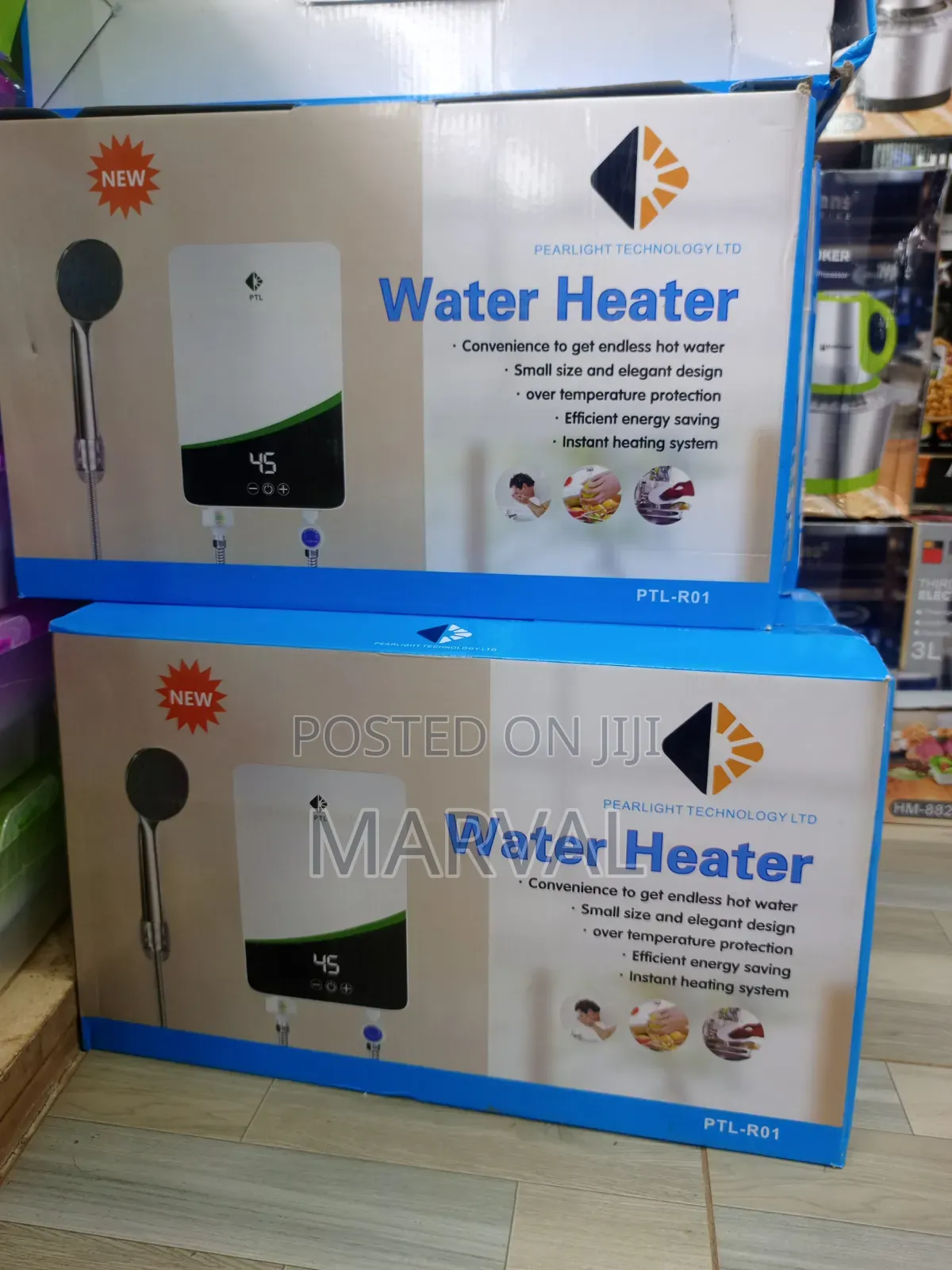 PearlLight PTL-R01 Instant Water Heaters (Tankless Electric Heater)