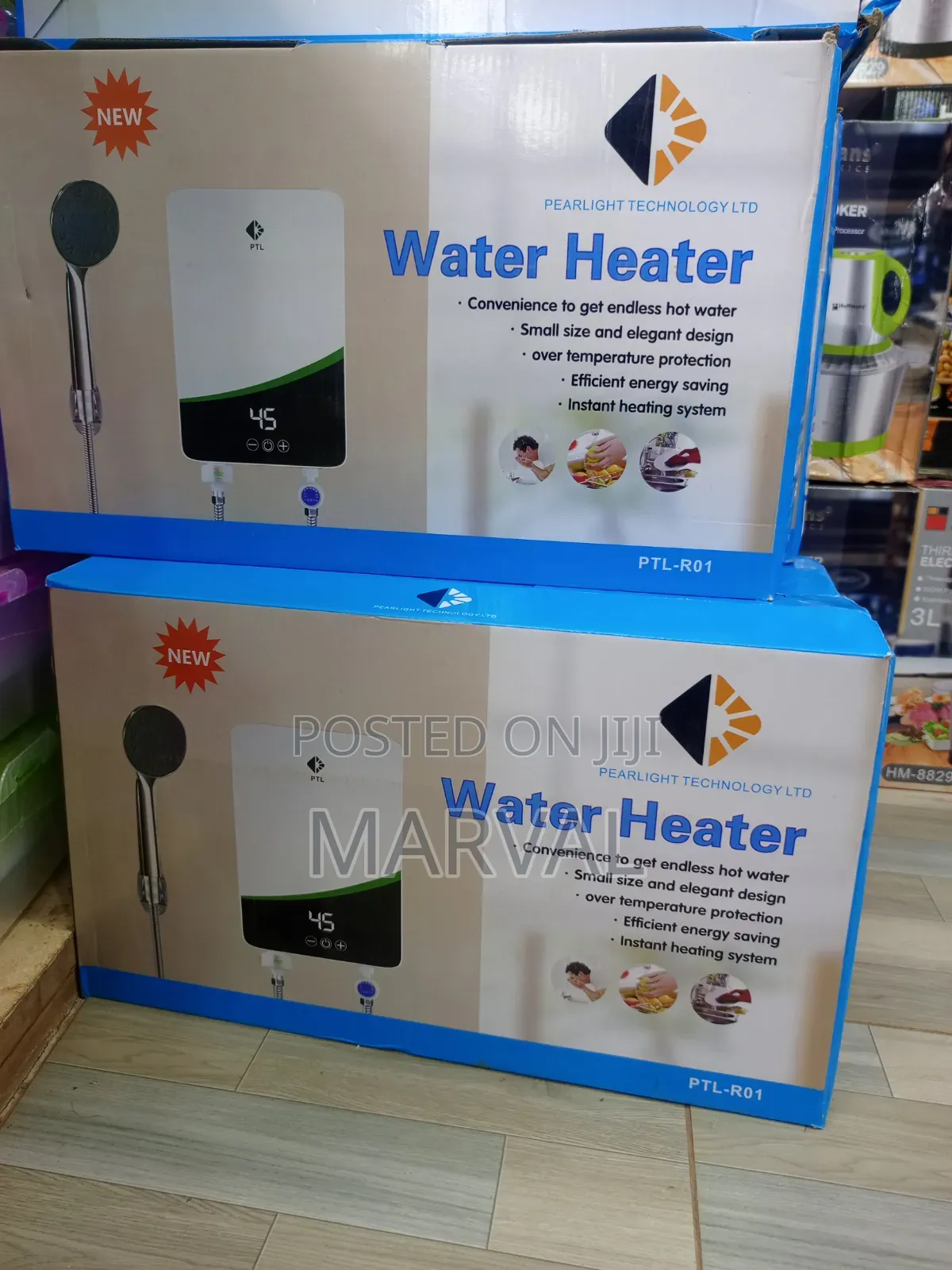 PearlLight PTL-R01 Instant Water Heaters (Tankless Electric Heater)