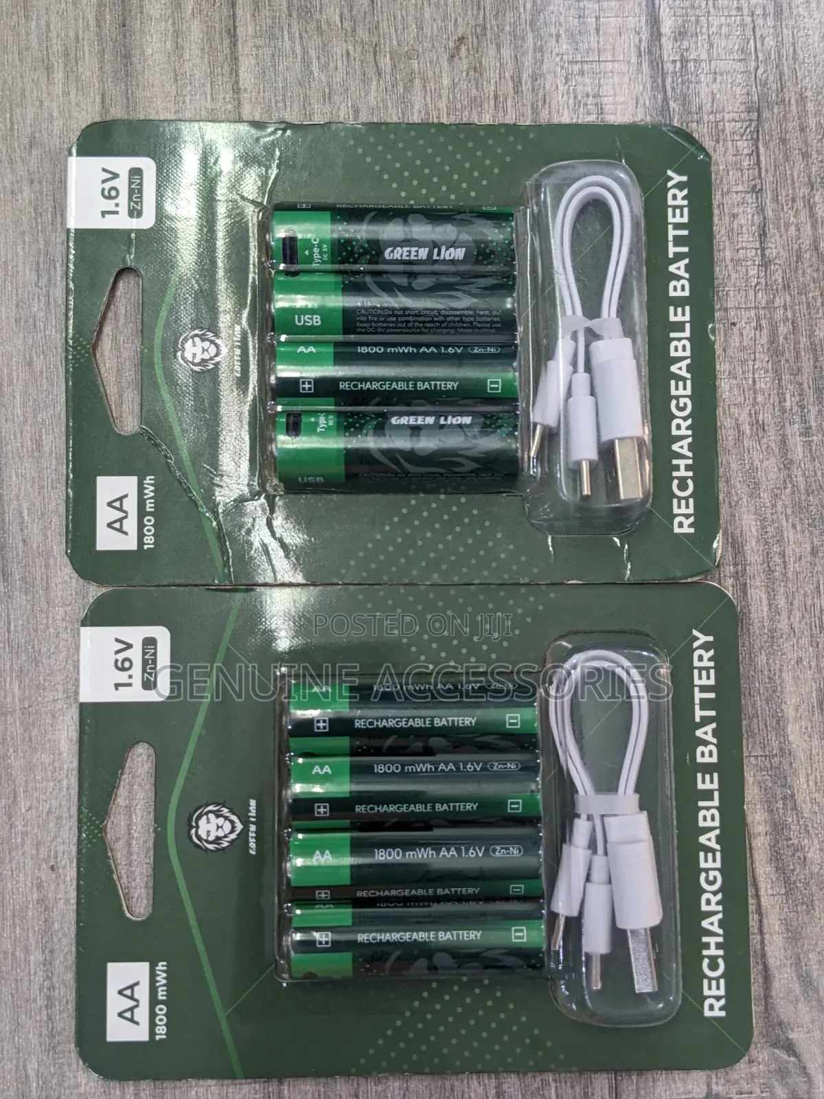 Green Lion AA USB C Rechargeable Batteries