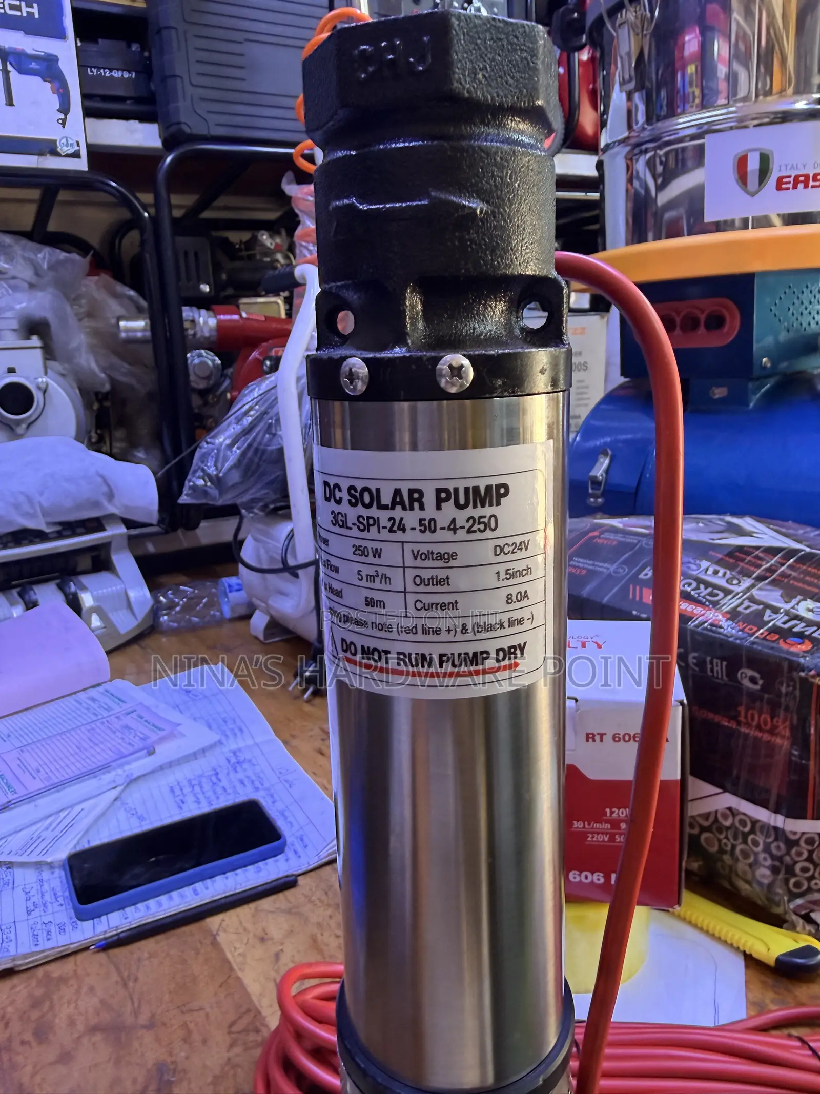 Water Pump DC/SOLAR PUMP 50mtrs