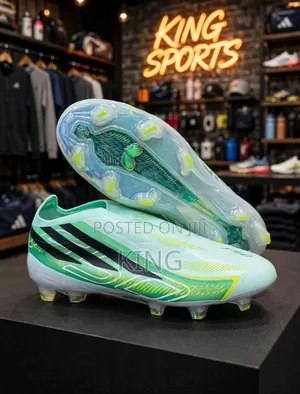White/Orange/Blue Adidas F50 lacelessSoccer Boots