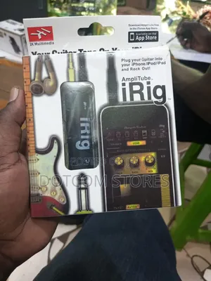 IK Multimedia AmpliTube iRig2 Guitar and Bass Interface Adapter
