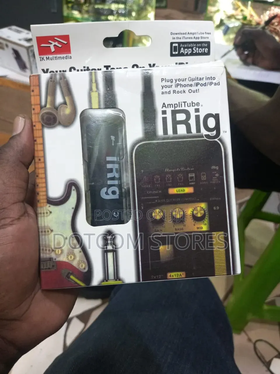 IK Multimedia AmpliTube iRig2 Guitar and Bass Interface Adapter