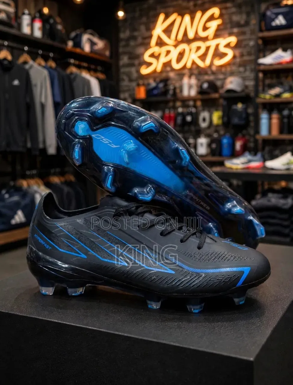 Lucid Ray Blue Adidas F50 Soccer Boots