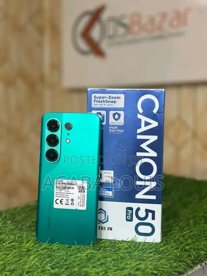 New Tecno Camon 50 Pro 256 GB Green
