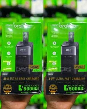 Oraimo PowerJet 501 (OPB-750SQ) 50,000mAh 85W Ultra-Fast Charging
