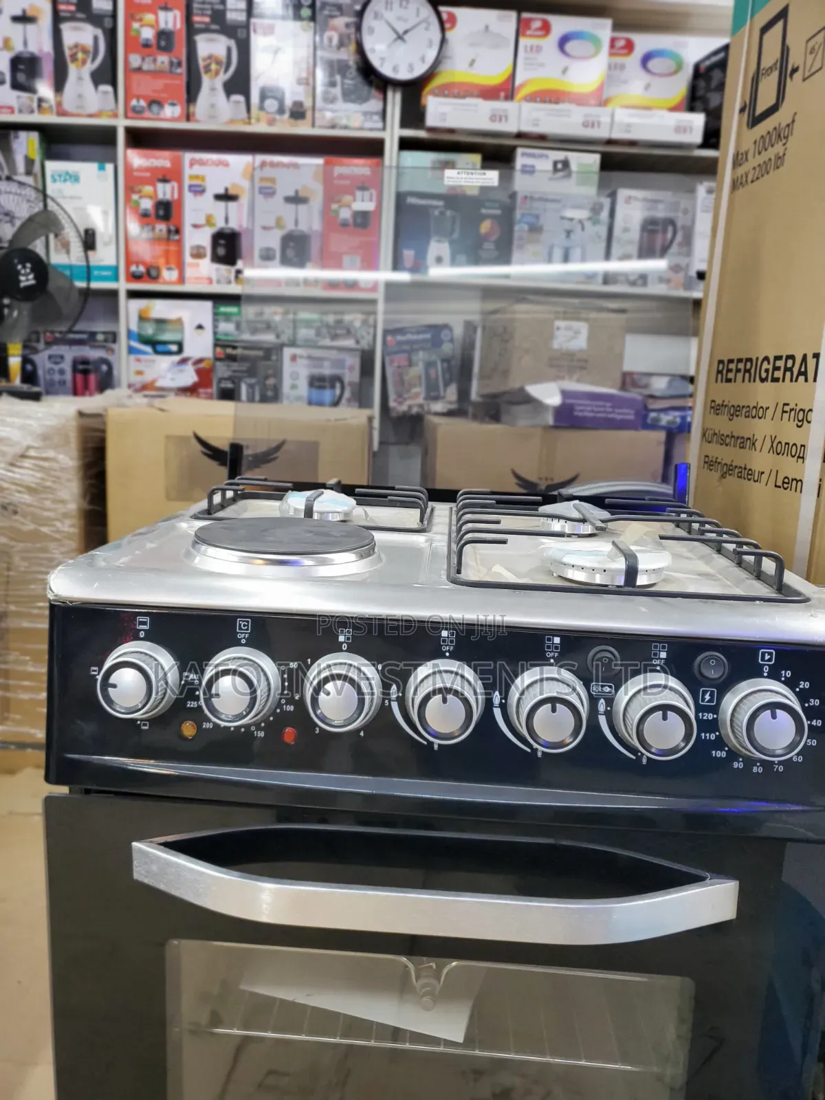 60*60 Sony Gas Cooker 3 Gas and 1 Hot Plate -Self Ignition