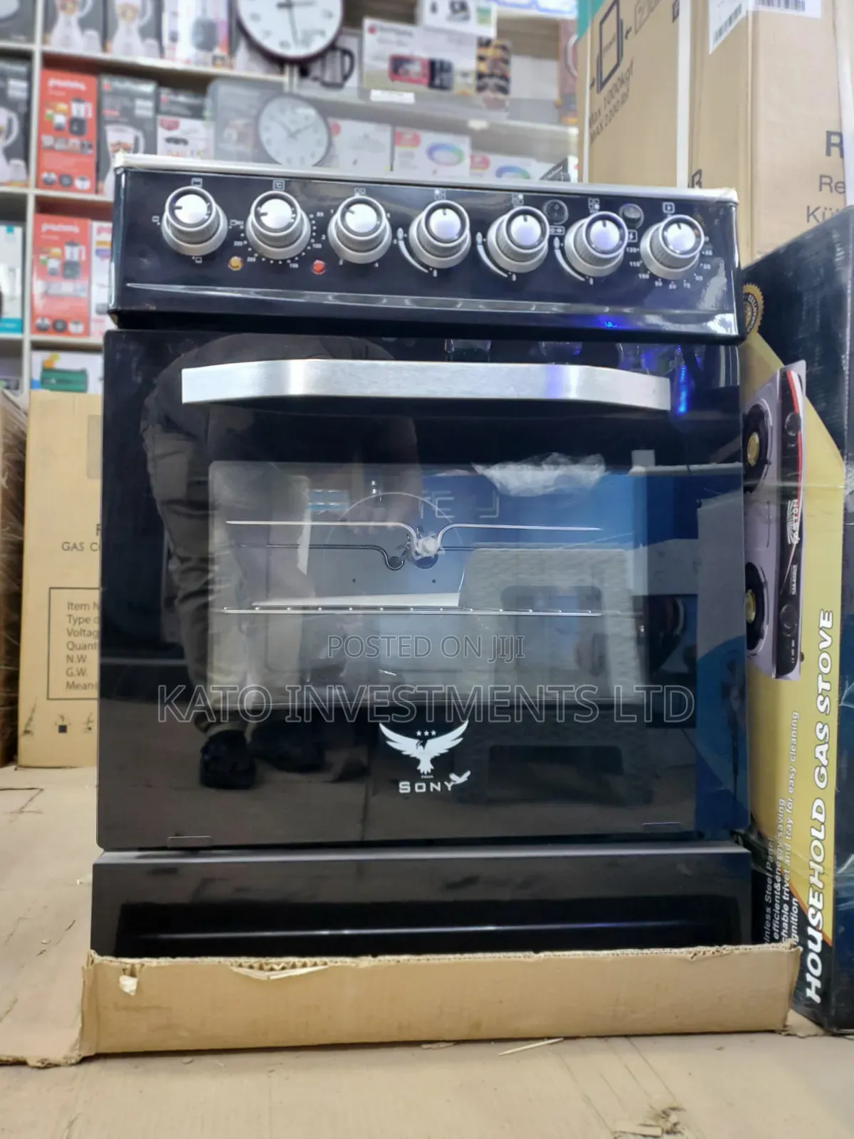 60*60 Sony Gas Cooker 3 Gas and 1 Hot Plate -Self Ignition