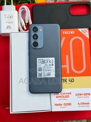 New Tecno Spark 40 Pro+ 256 GB Black