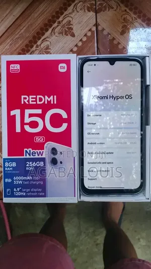 New Xiaomi Redmi 15C 4G 256 GB Gray