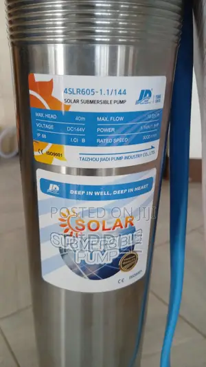 1100W Solar Borehole Pump 40m Head 10500l/H 144V DC