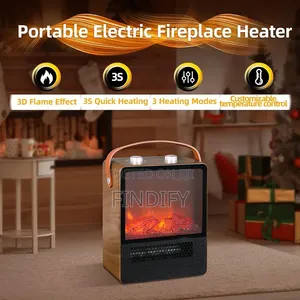 Electric Fireplace 1500W Space Portable Heater for Indoor