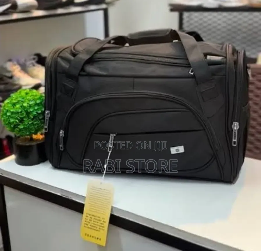 Travel Bag Black/Navy Blue London