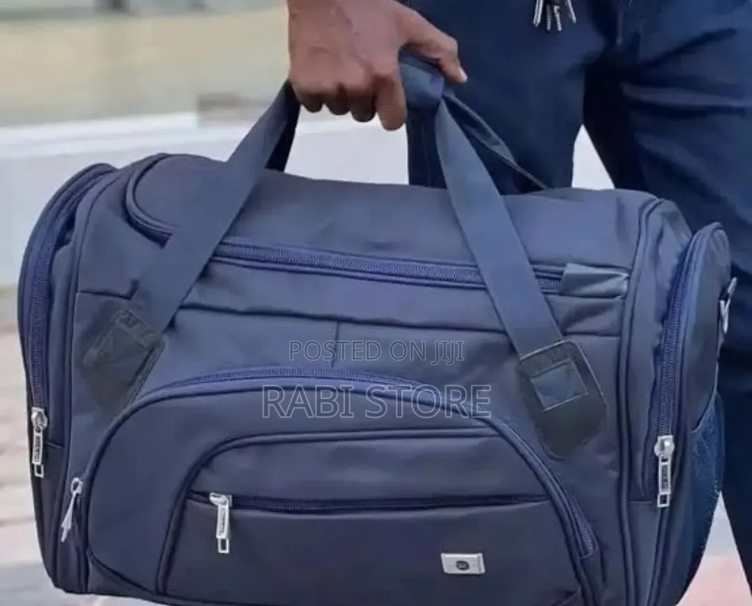 Travel Bag Black/Navy Blue London