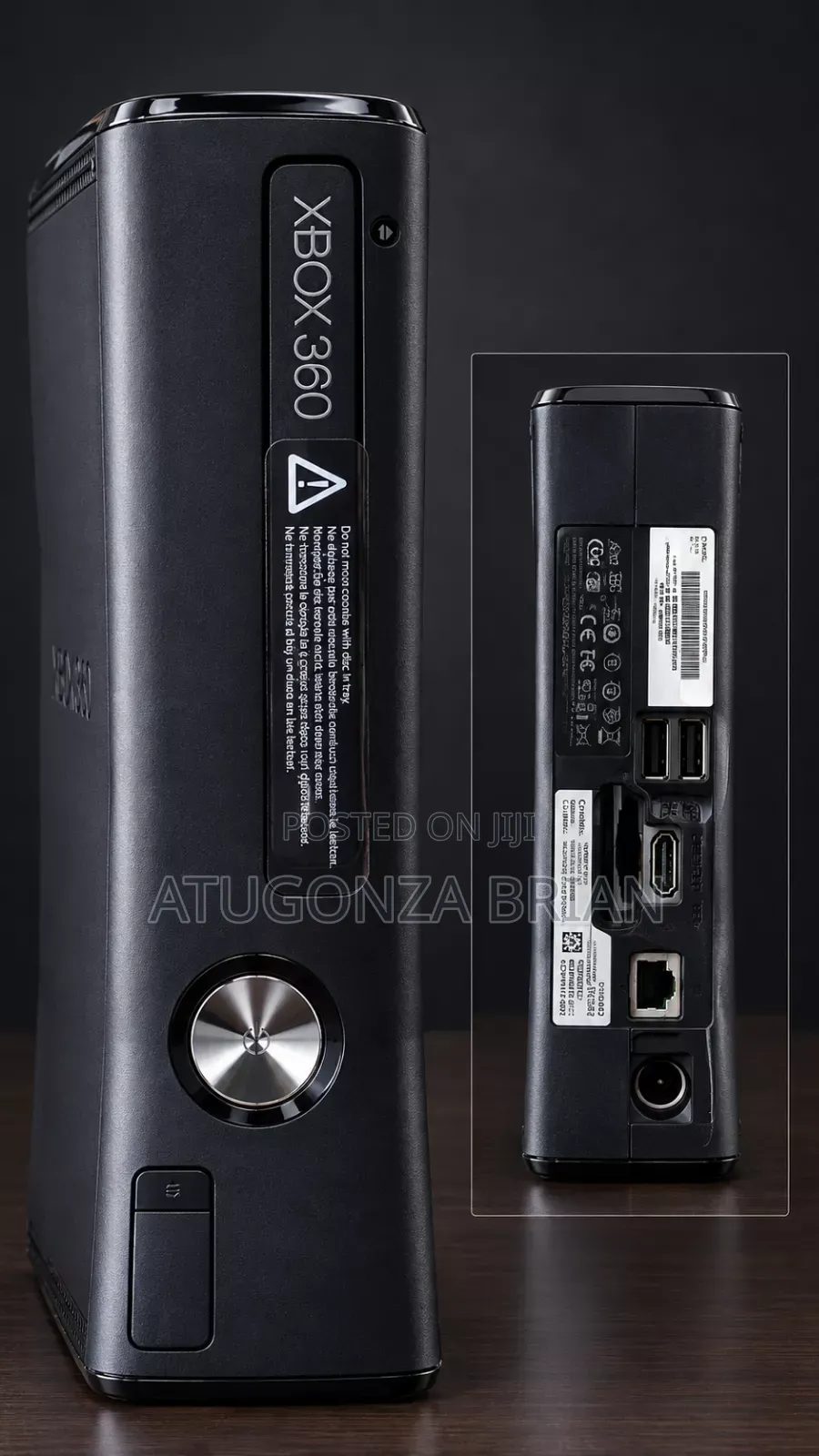 Xbox 360 With Kinect Sensor for Sale