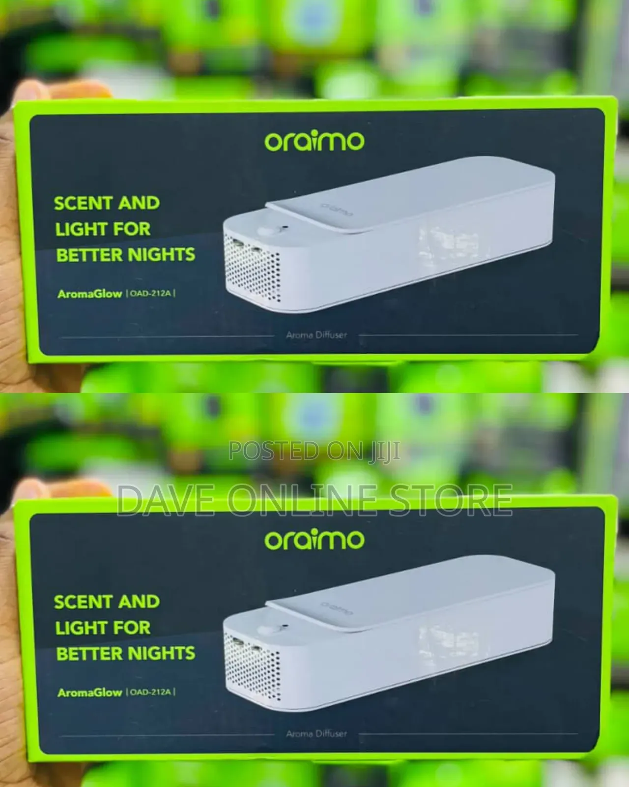 Oraimo AromaGlow (Model: OAD-212A) Waterless Wall-Mounted Aromatherapy