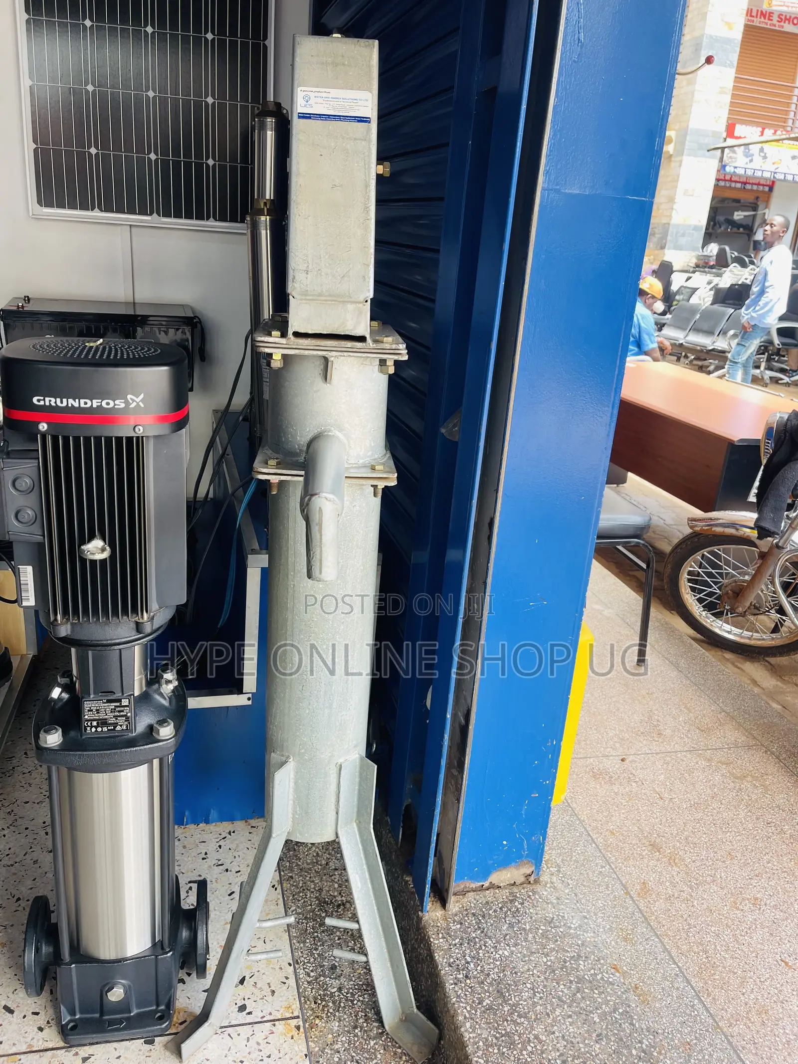 Borehole Head Assembly,pedestal Stand and Water Pump