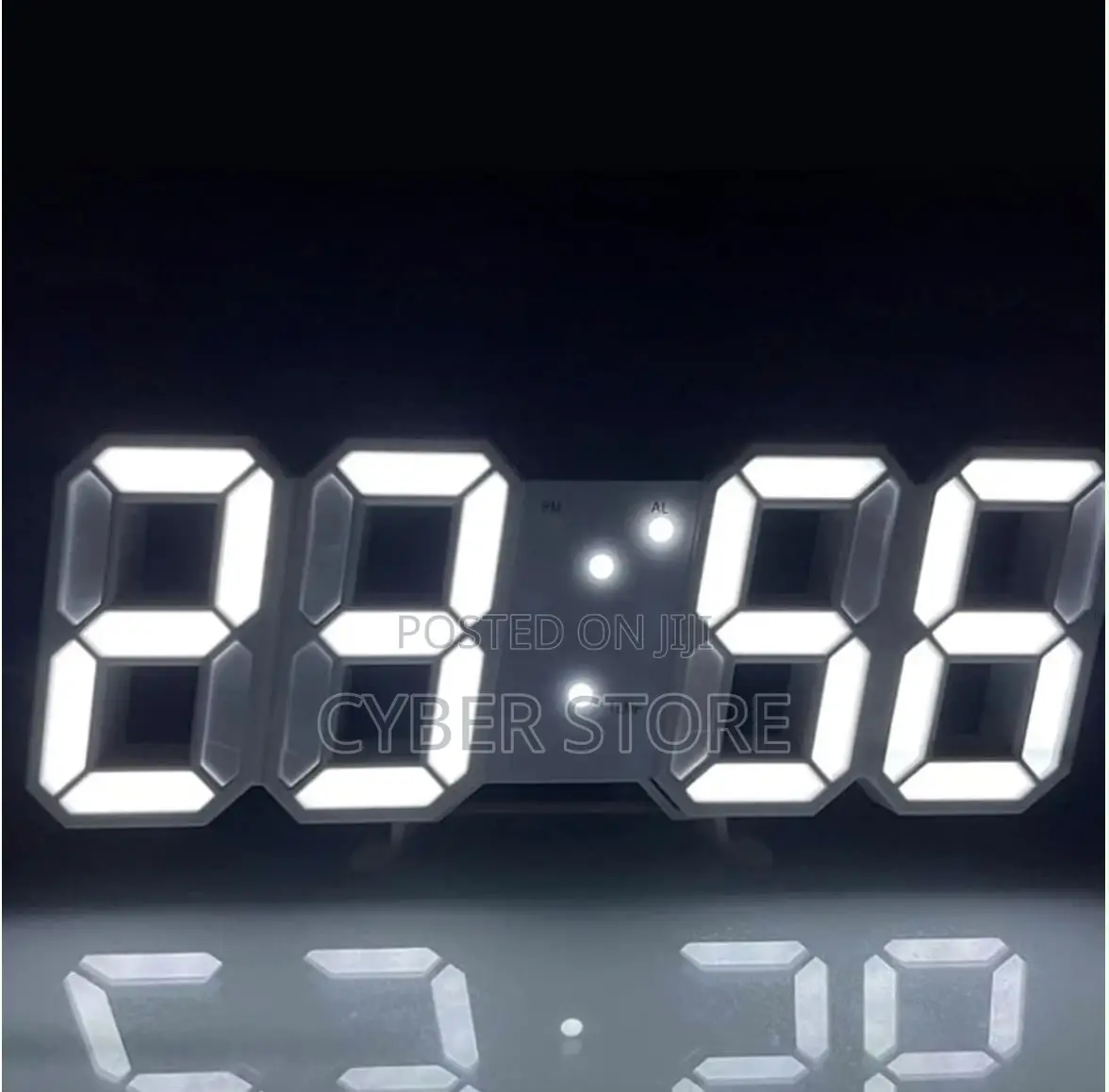 3D LED Digital Wall and Desk Alarm Clock