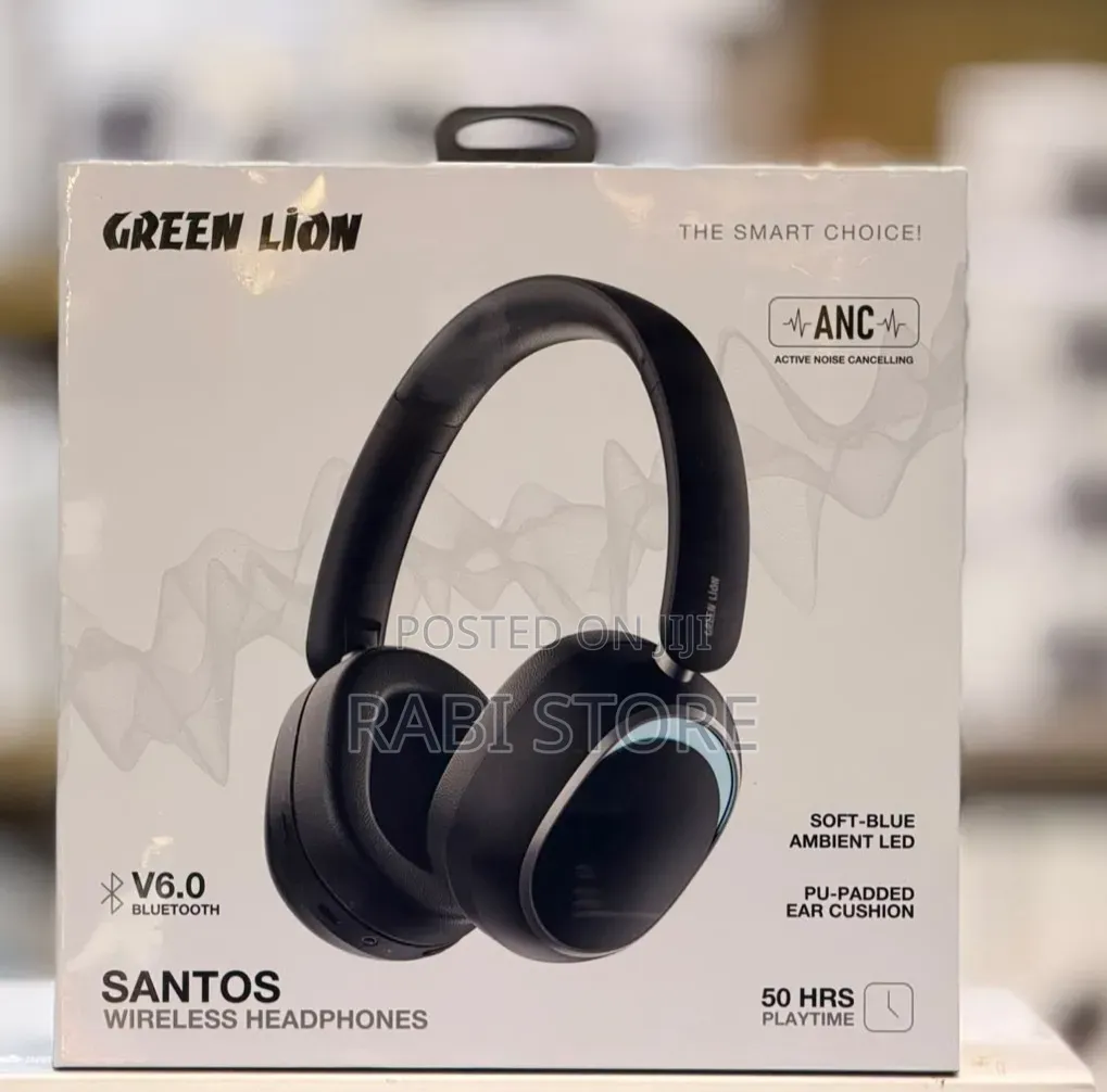 Green Lion Santos Active Noise Cancelling Headphones (ANC)