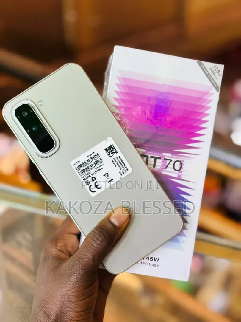 New Infinix Hot 70 128 GB Silver