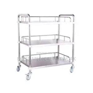 Three Shelf Medical Trollry