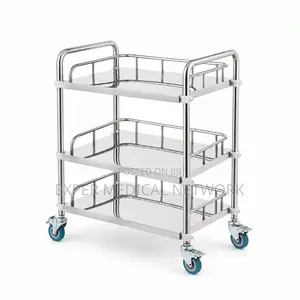 Three Shelf Medical Trollry