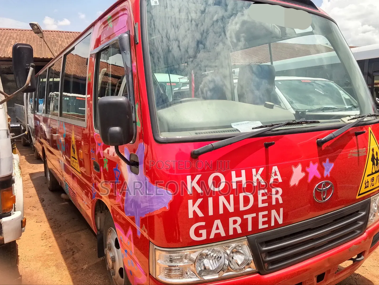 Toyota Coaster 2016 Red