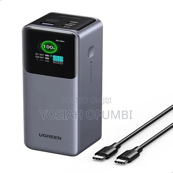 UGREEN PB722 25000mAh 200W Laptop Portable Power Bank-Black