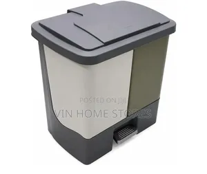 2 in 1 Dual Compartment Pedal Trash Can