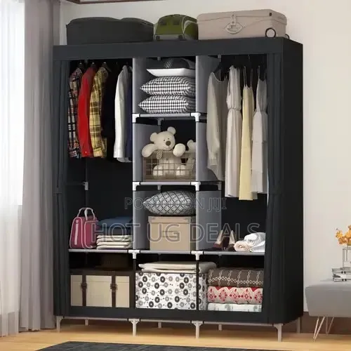 Metallic Closets - 3 Columns, Black