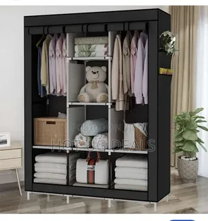 Metallic Closets - 3 Columns, Black
