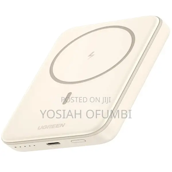 UGREEN PB561 MagFlow 10000mAh Magnetic Wireless Power Bank (20w)-Beige