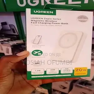 UGREEN PB561 MagFlow 10000mAh Magnetic Wireless Power Bank (20w)-Beige