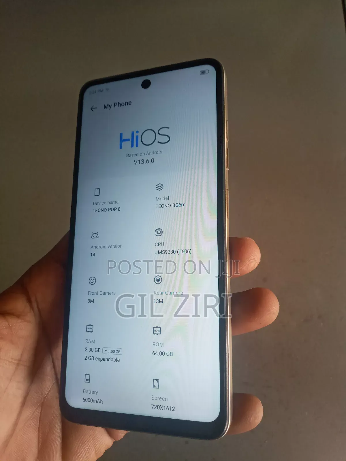 Tecno Pop 8 64 GB Green