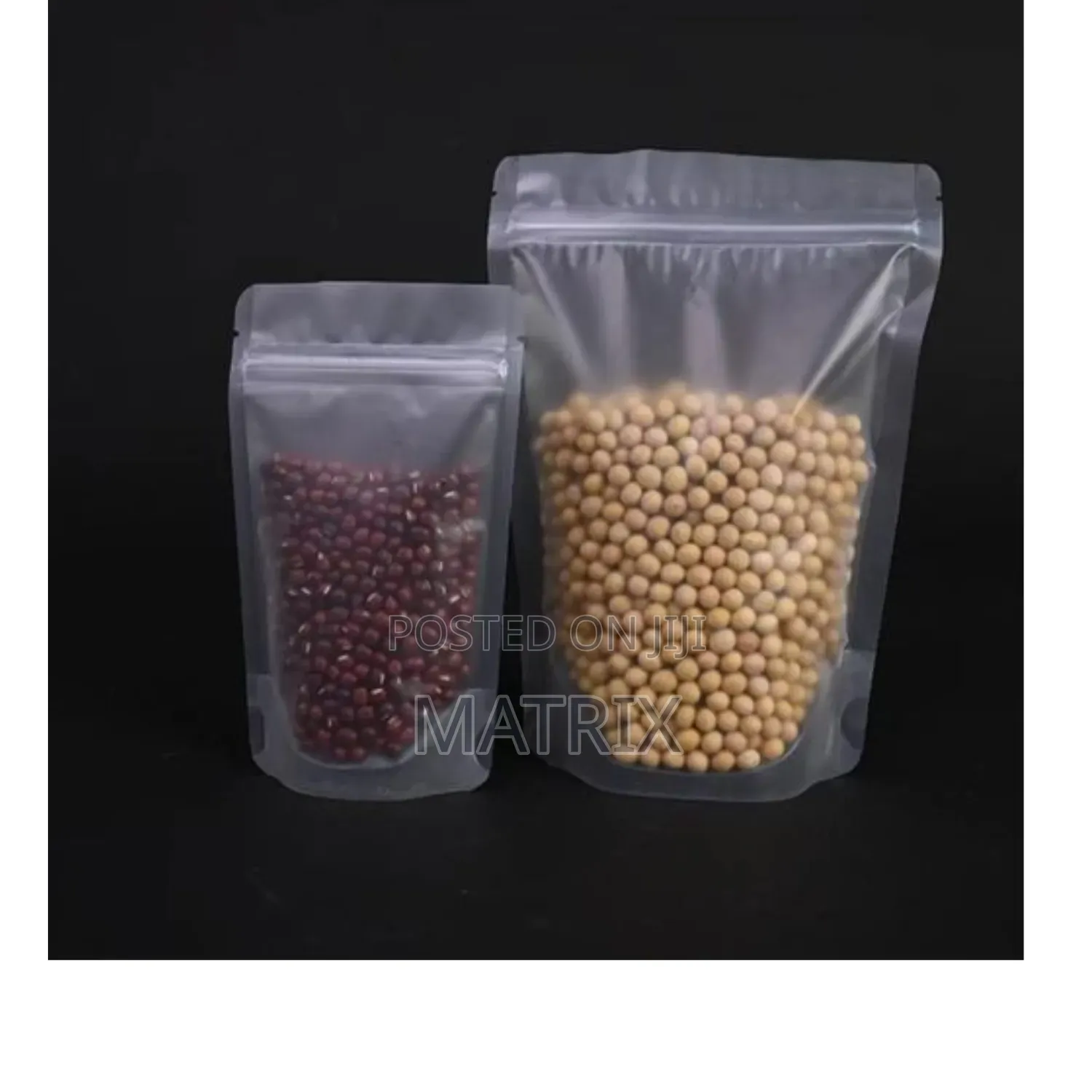 Transparent Ziplock Storage Bag