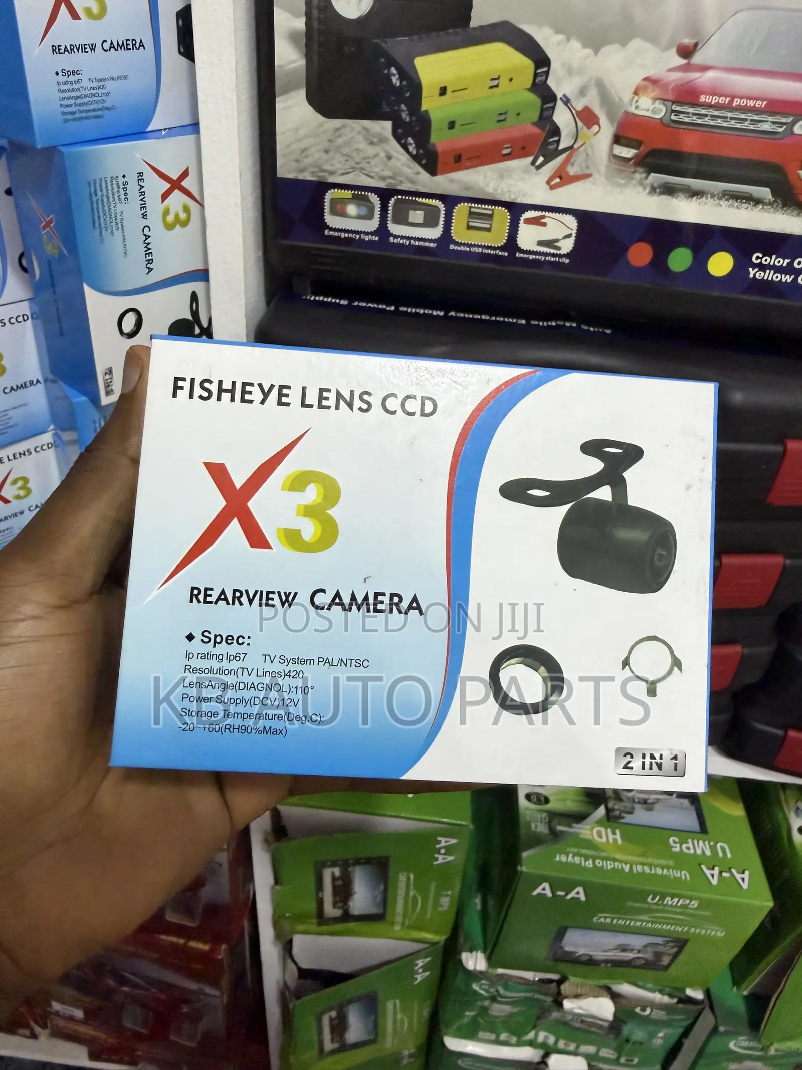 X3 Fisheye Len Car Reversing Camera