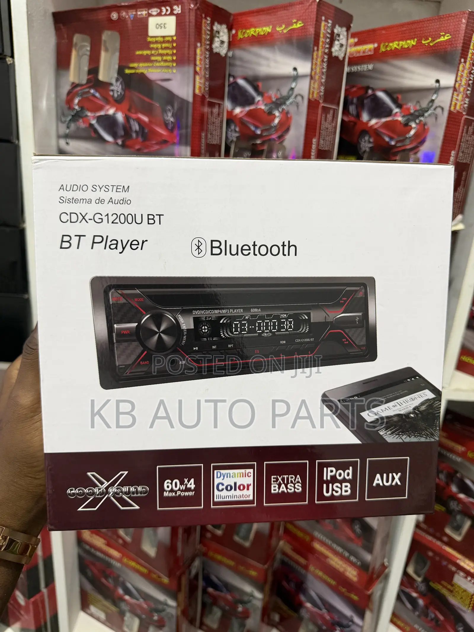 Single Din Car Stereo DVD USB Sd Card & Bluetooth  